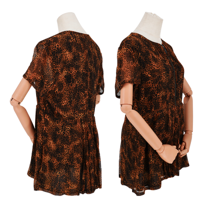Blusa Burberry Animal Print