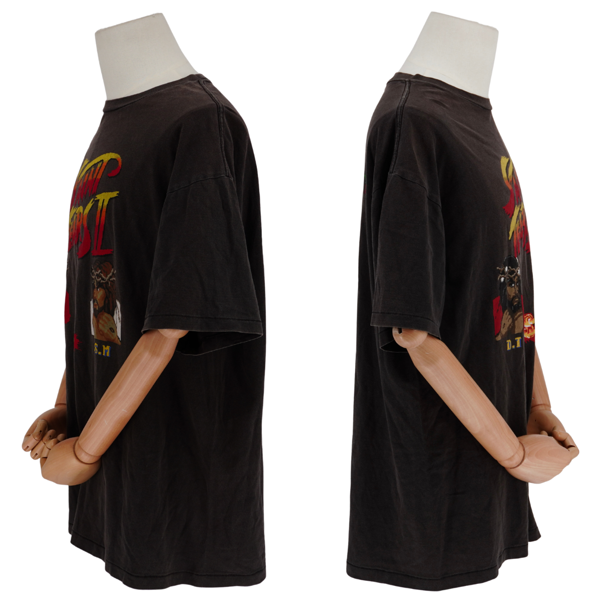 Playera Saint Michael Vintage T-shirt Brown
