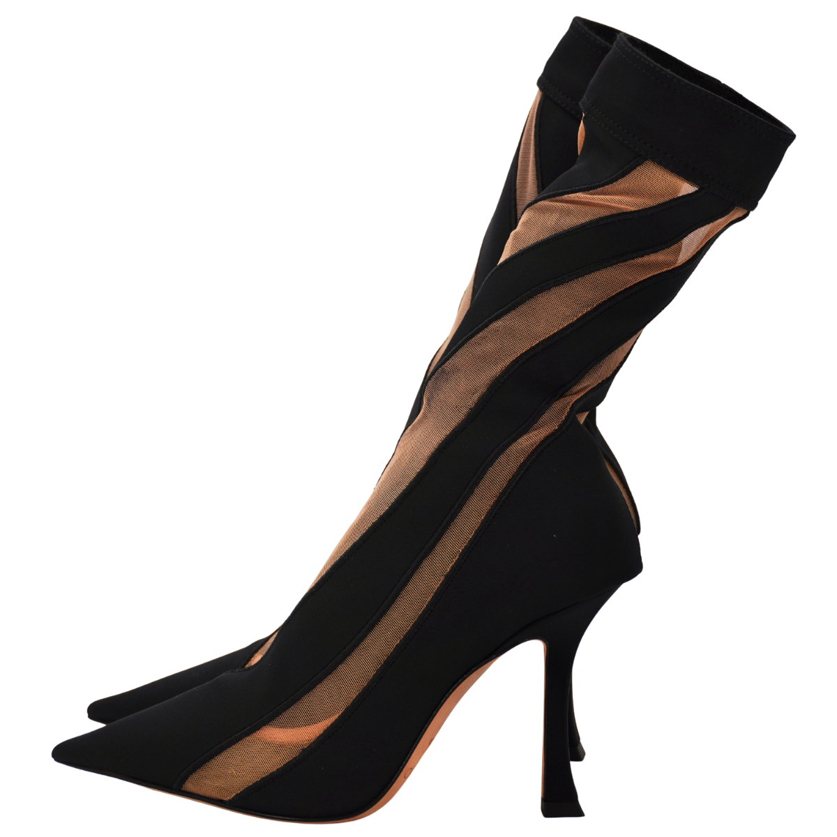 Botines Jimmy Choo x Mugler Negro