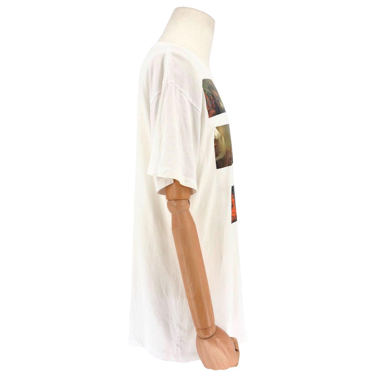 Camiseta Raf Simons Playera AW19/20 Print Blanca