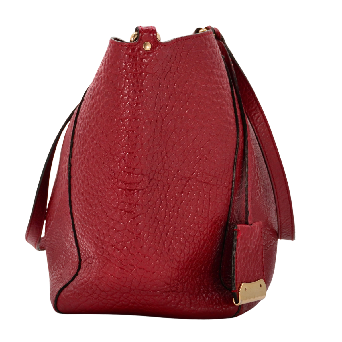 Bolsa Burberry Chichester Embossed Leather Tote