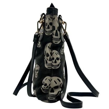 Bolsa Alexander McQueen Skull Negro tela