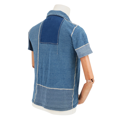 Camisa Kapital Denim Patchwork Pullover