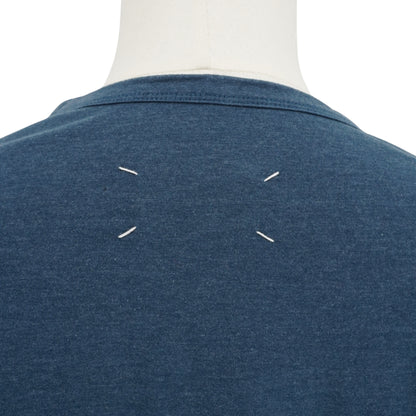 Playera Maison Margiela Distorted Logo Crewneck Blue