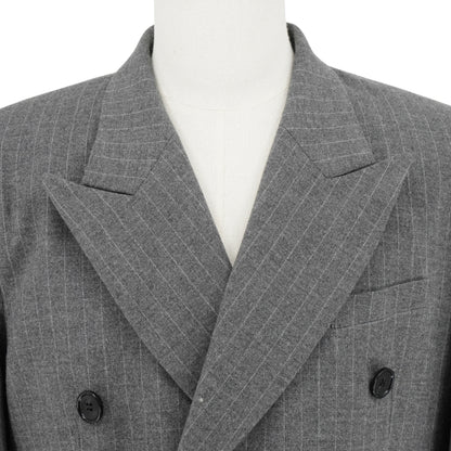 Suit Yves Saint Laurent fw peak lapel gray set