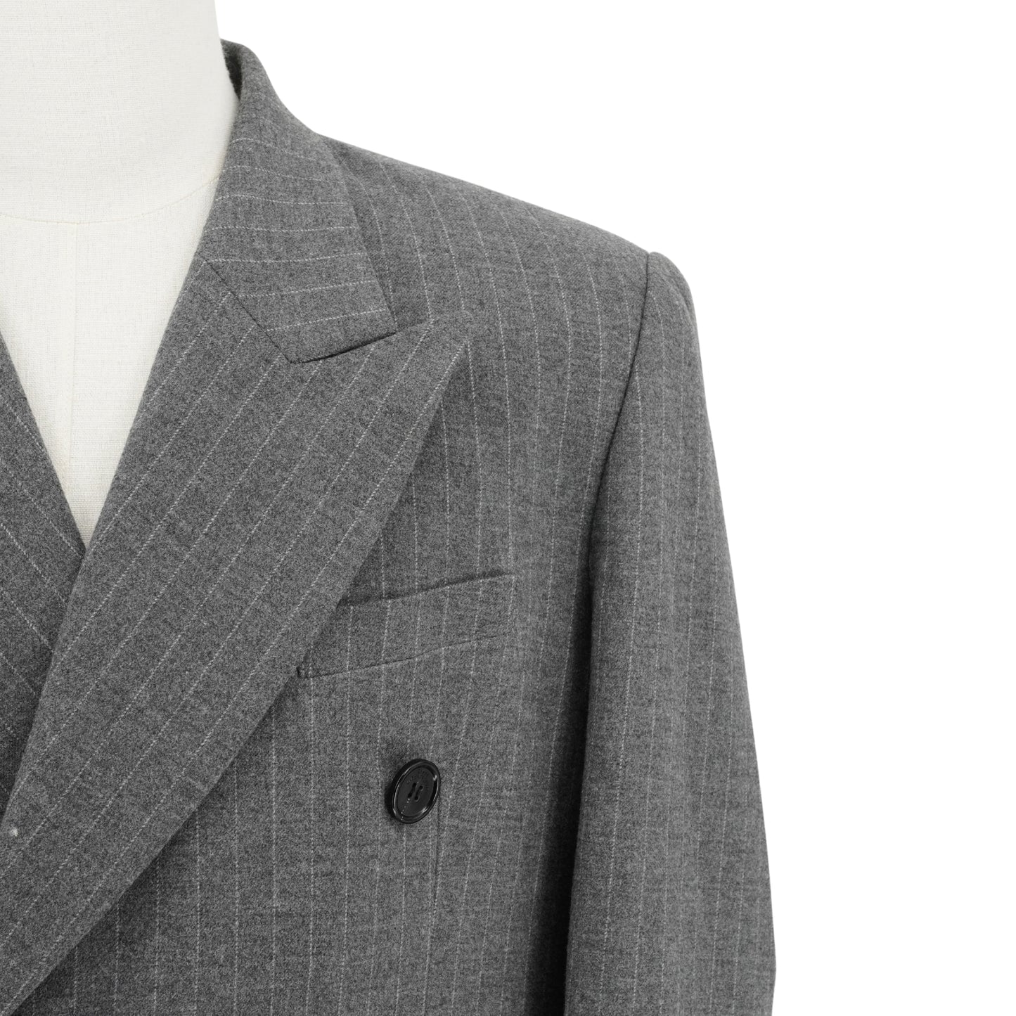 Suit Yves Saint Laurent fw peak lapel gray set