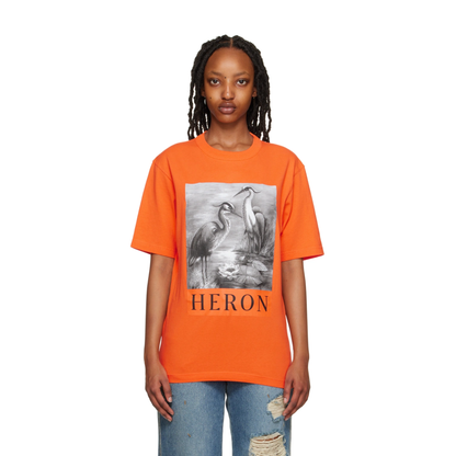 Playera Heron Preston Heron Graphic Orange
