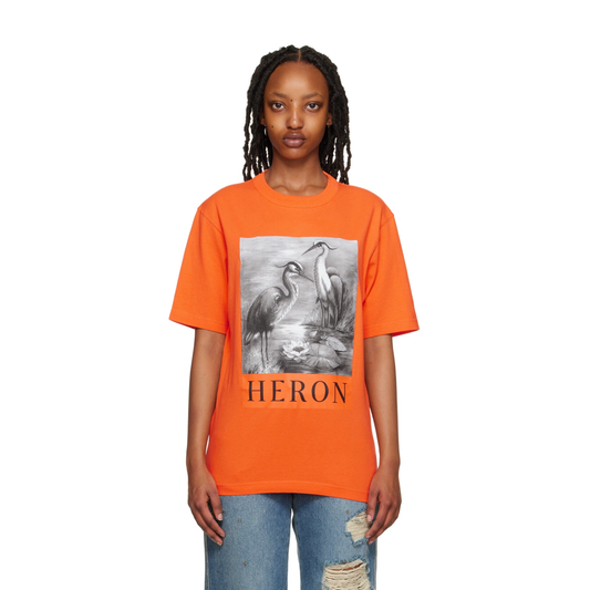 Playera Heron Preston Heron Graphic Orange