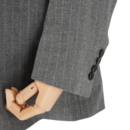 Suit Yves Saint Laurent fw peak lapel gray set