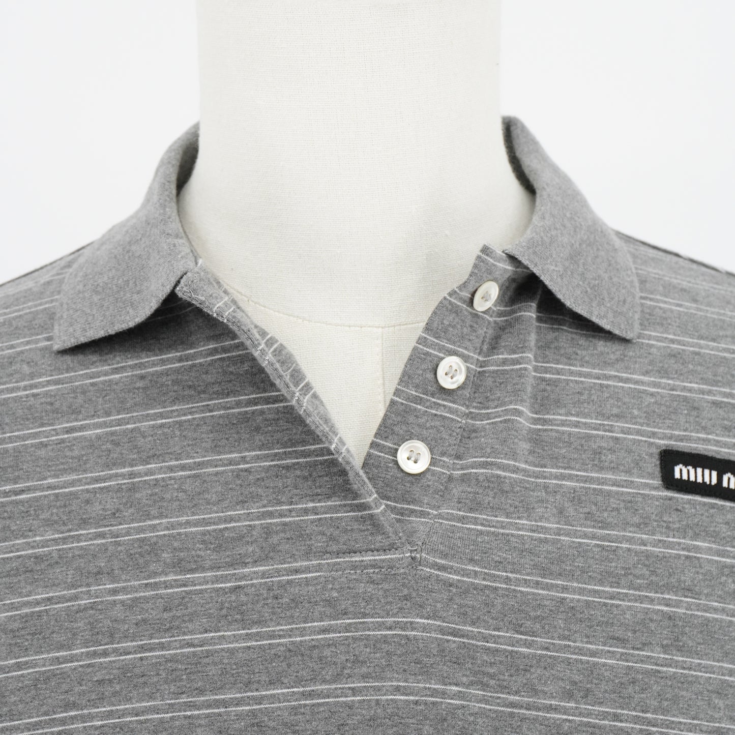 Playera Miu Miu Manga Larga Striped