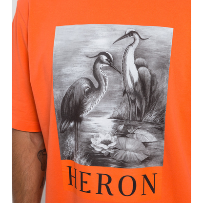 Playera Heron Preston Heron Graphic Orange