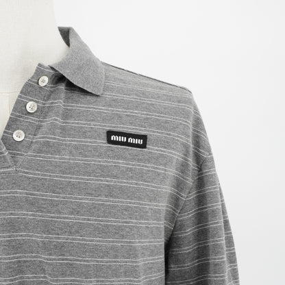 Playera Miu Miu Manga Larga Striped