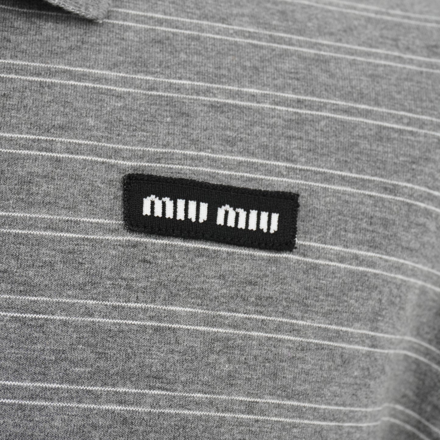 Playera Miu Miu Manga Larga Striped