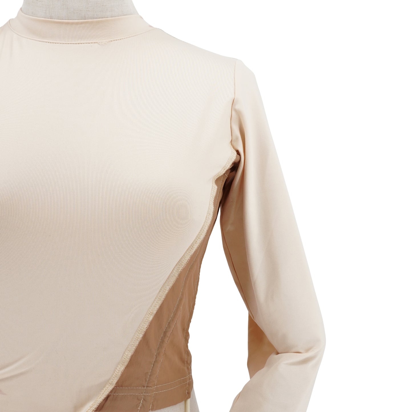 Top Hyein Seo Contrast Patch Technical