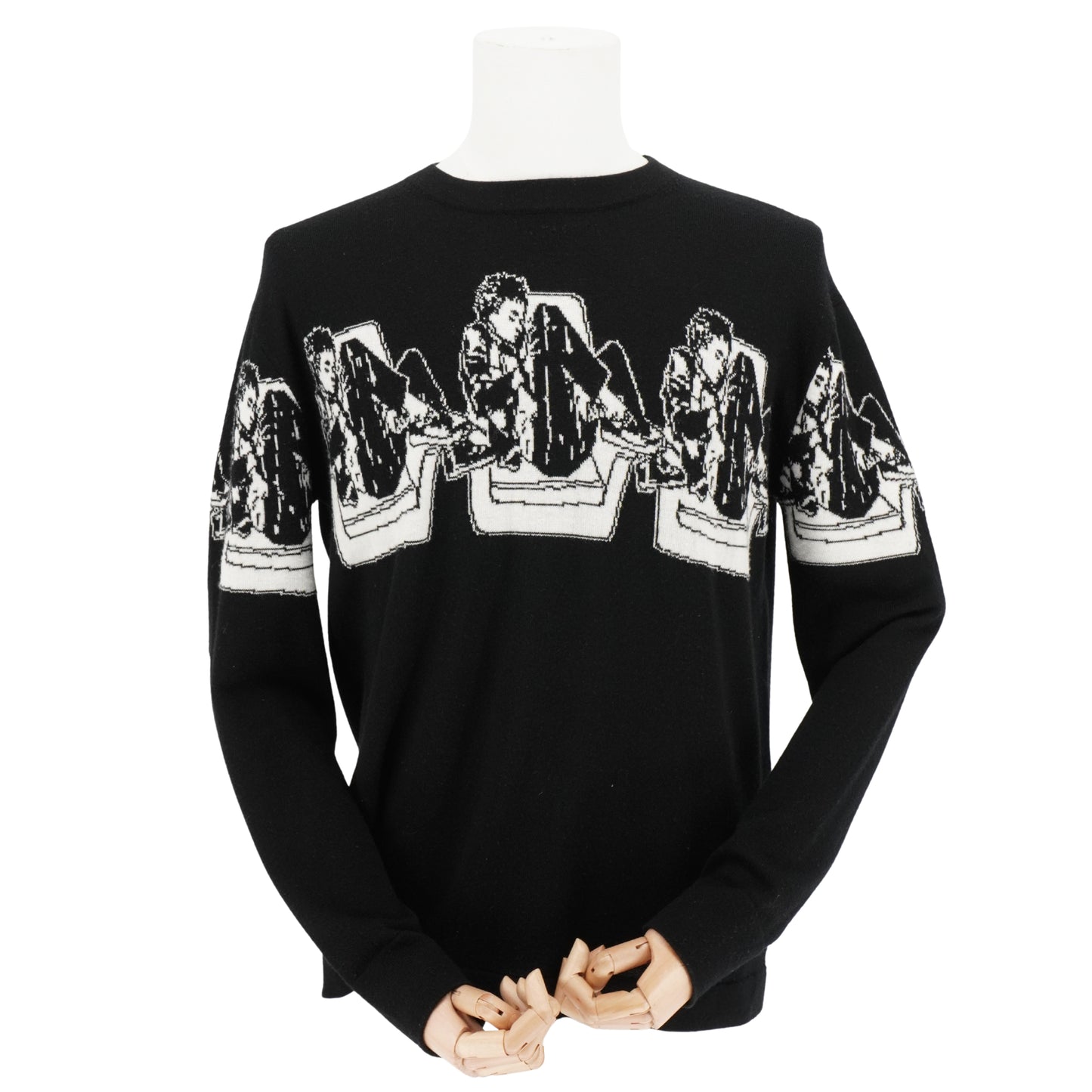 Sueter Enfants Riches Déprimés Fleece Wool Sweater Negro