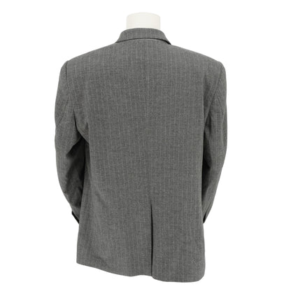 Suit Yves Saint Laurent fw peak lapel gray set