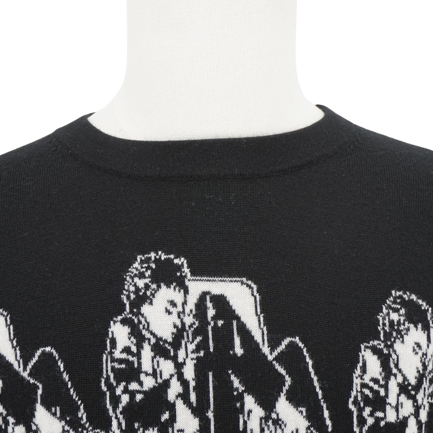 Sueter Enfants Riches Déprimés Fleece Wool Sweater Negro