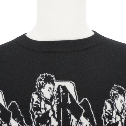 Sueter Enfants Riches Déprimés Fleece Wool Sweater Negro