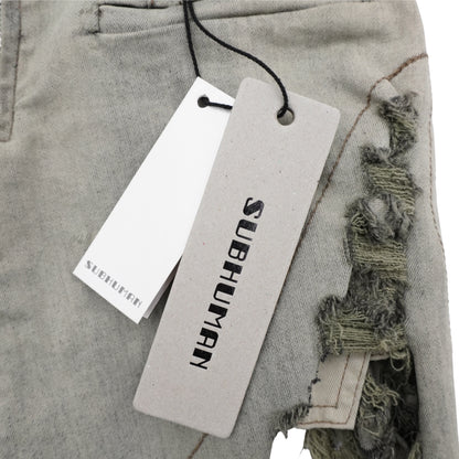 Shorts Rick Owens Drkshdw Denim De Tiro Alto