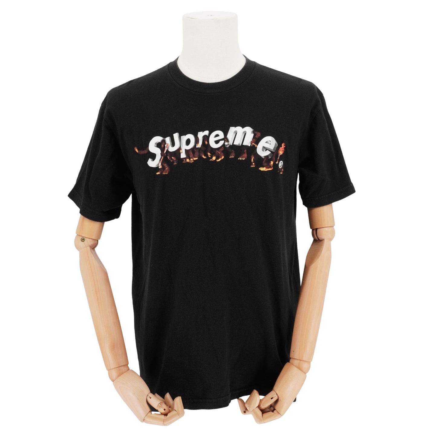 Playera Supreme Apes Tee Black