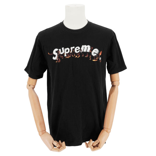Playera Supreme Apes Tee Black