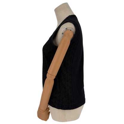 Blusa Junya Watanabe Crochet Negro