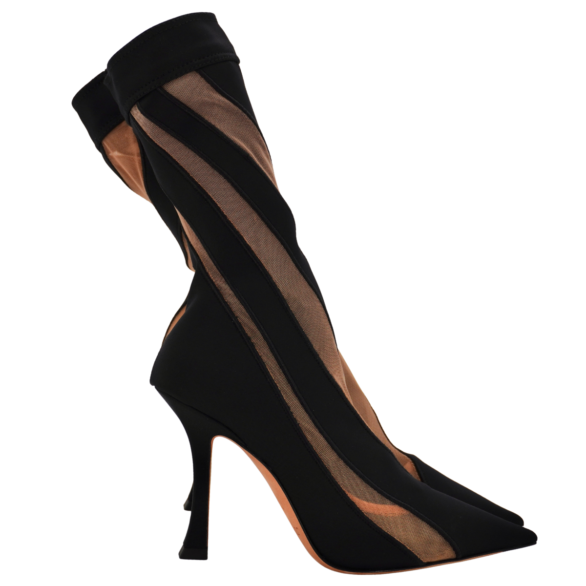 Botines Jimmy Choo x Mugler Negro