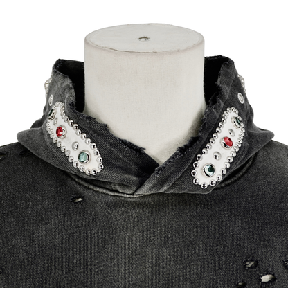 Sudadera Kapital  Gemstone Damaged