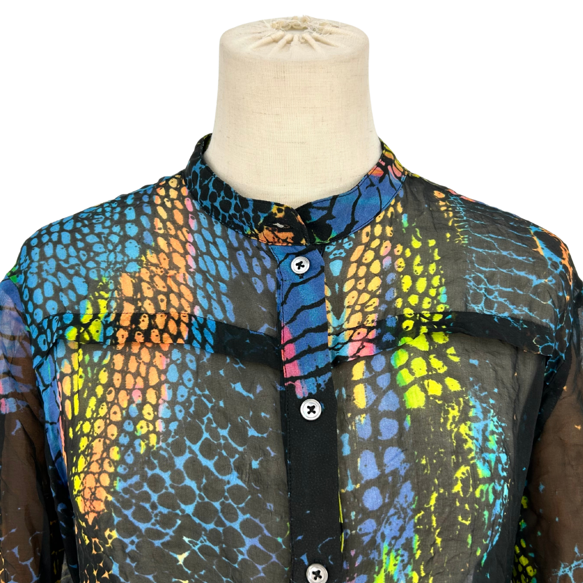 Blusa Alexander McQueen Snake Print