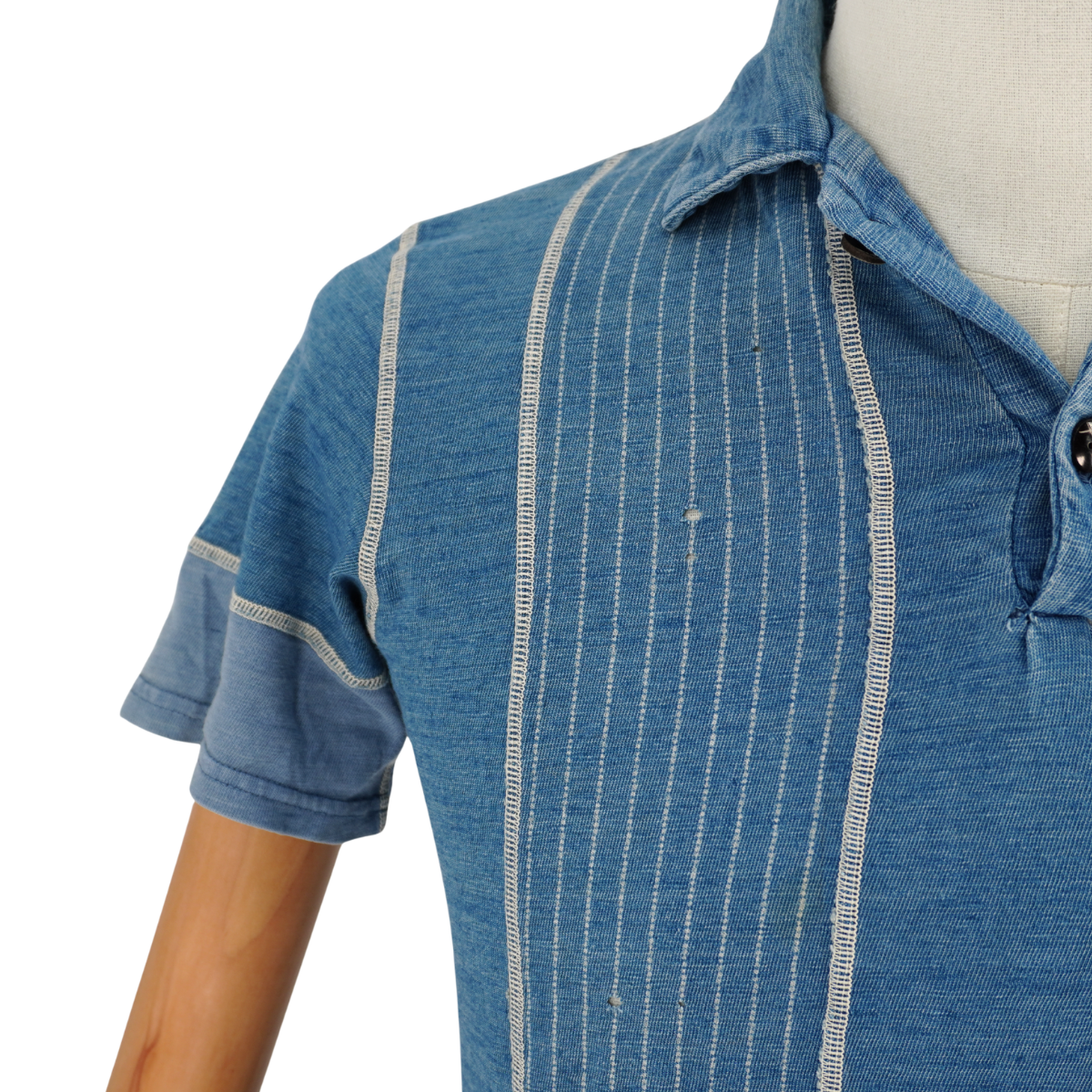 Camisa Kapital Denim Patchwork Pullover