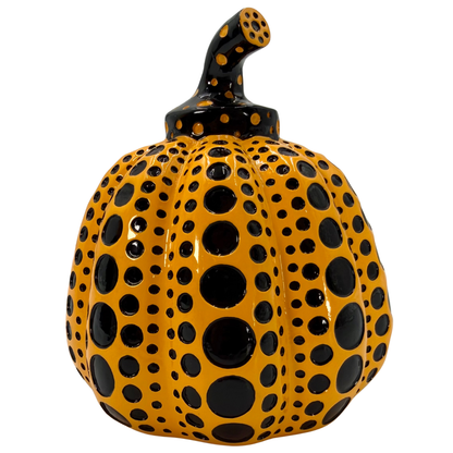 Escultura decorativa Yayoi Kusama Calabaza Amarillo