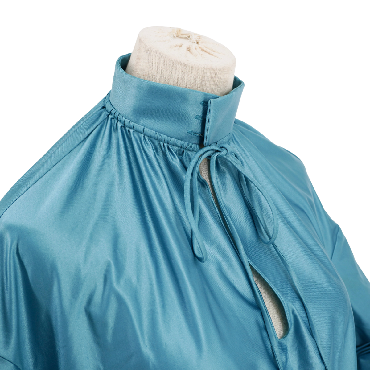 Blusa Balenciaga Satin Azul