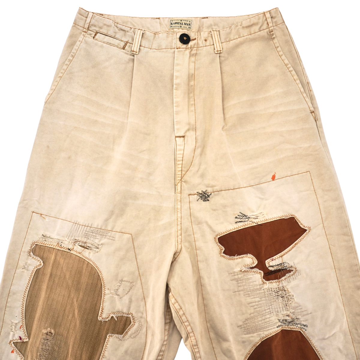 Pantalones Kapital Patchwork