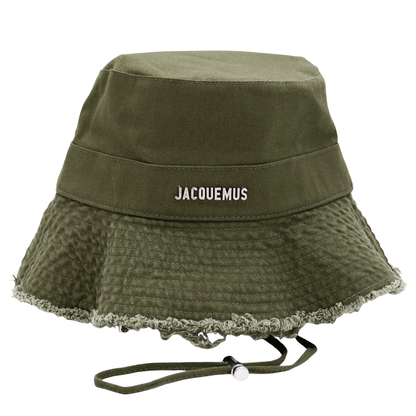 Bucket Hat Jacquemus Le bob Artichaut Verde Distressed