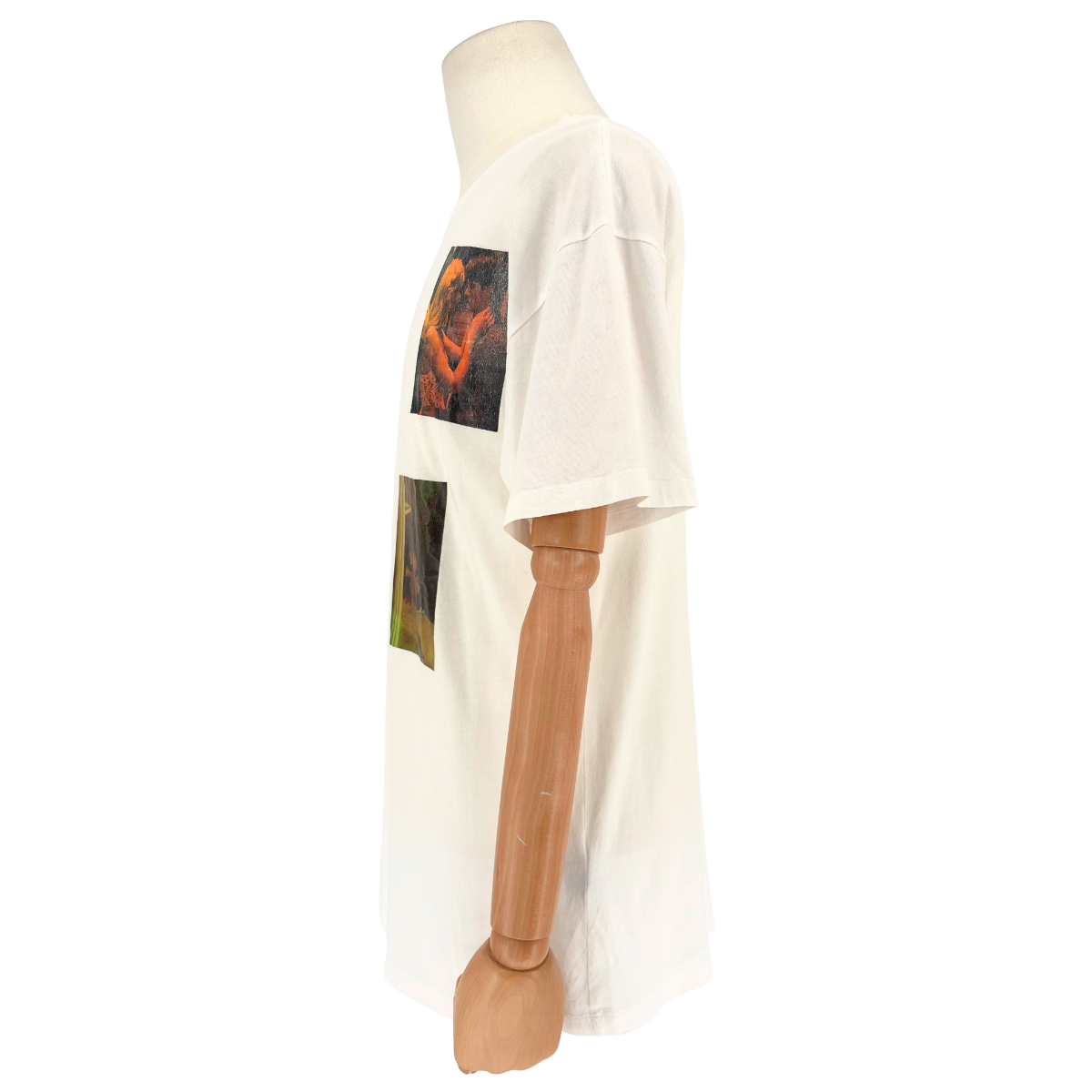 Camiseta Raf Simons Playera AW19/20 Print Blanca