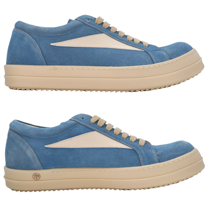 Tenis Rick Owens Blue Gamuza