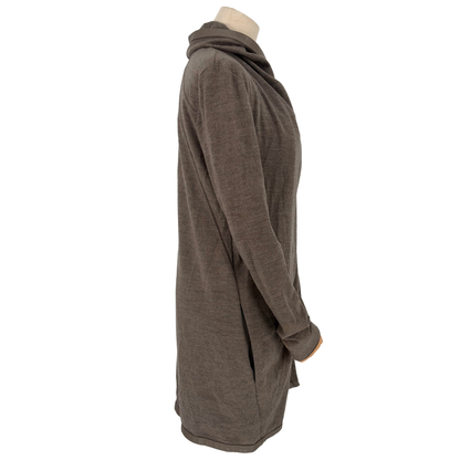 Chamarra Helmut Lang Wool Leather Trim Gris