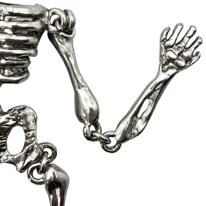 Llavero Yohji Yamamoto Skeleton Plateado