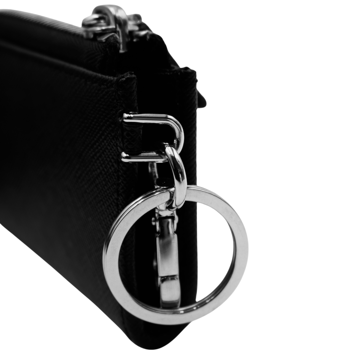 Wallets Prada Zipper Wallet Card Holder Black