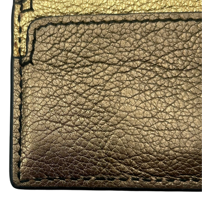 Tarjetero Alexander McQueen Skull Plateado