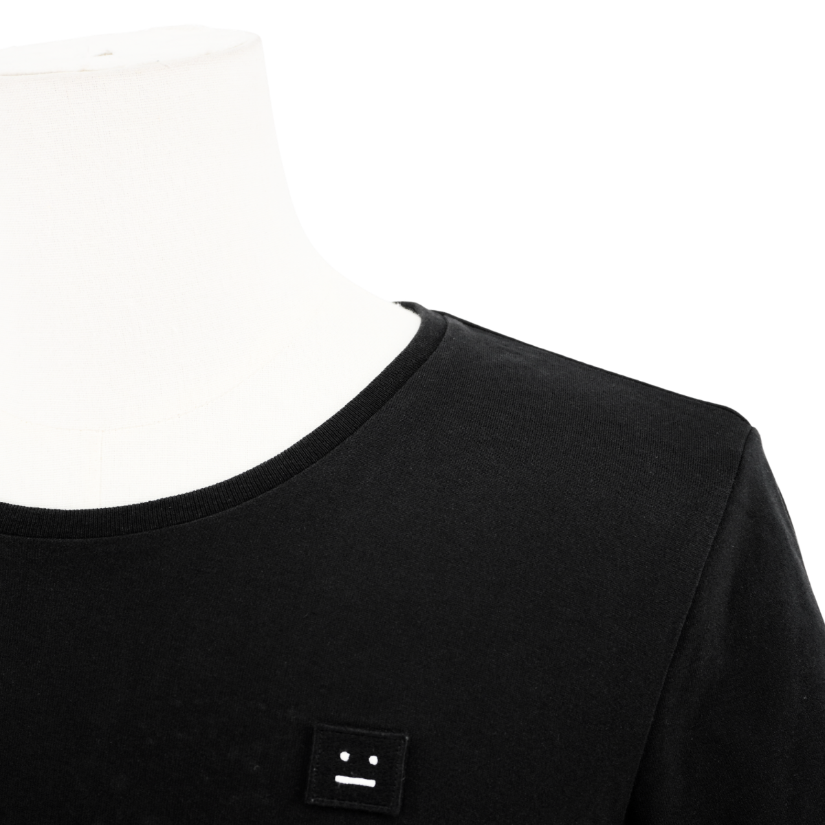 Playera Acne Studios Black Smiley