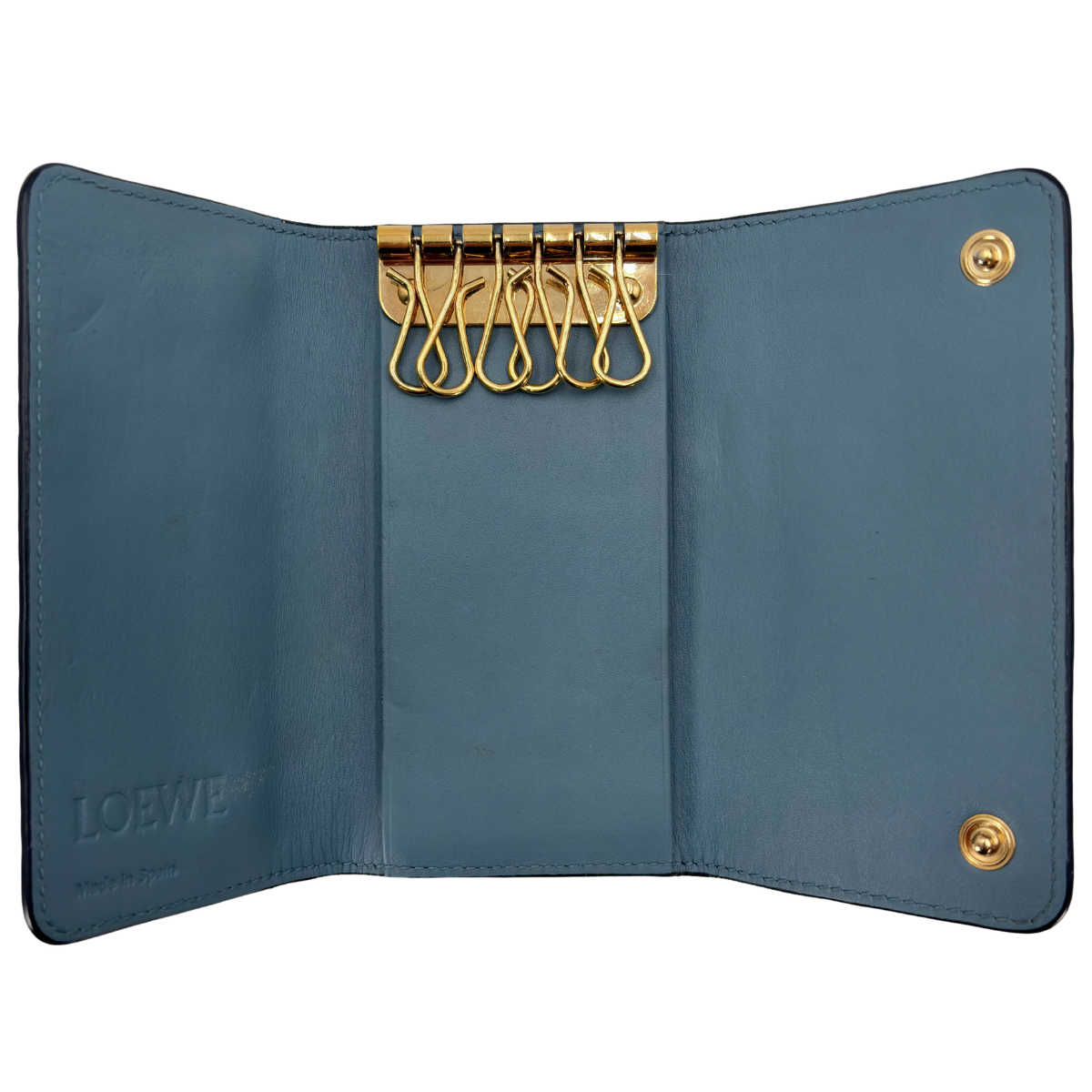 Porta llaves Loewe Anagram Azul