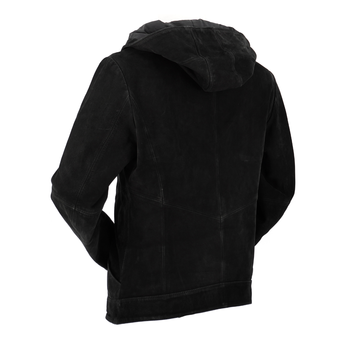 Chamarra Rick Owens Stooges Diagonal Zip Suede