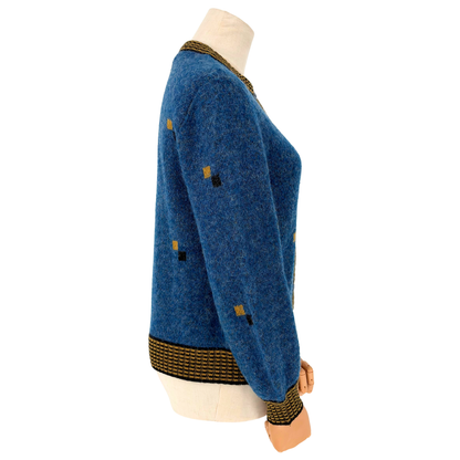 Cardigan Salvatore Ferragamo Azul