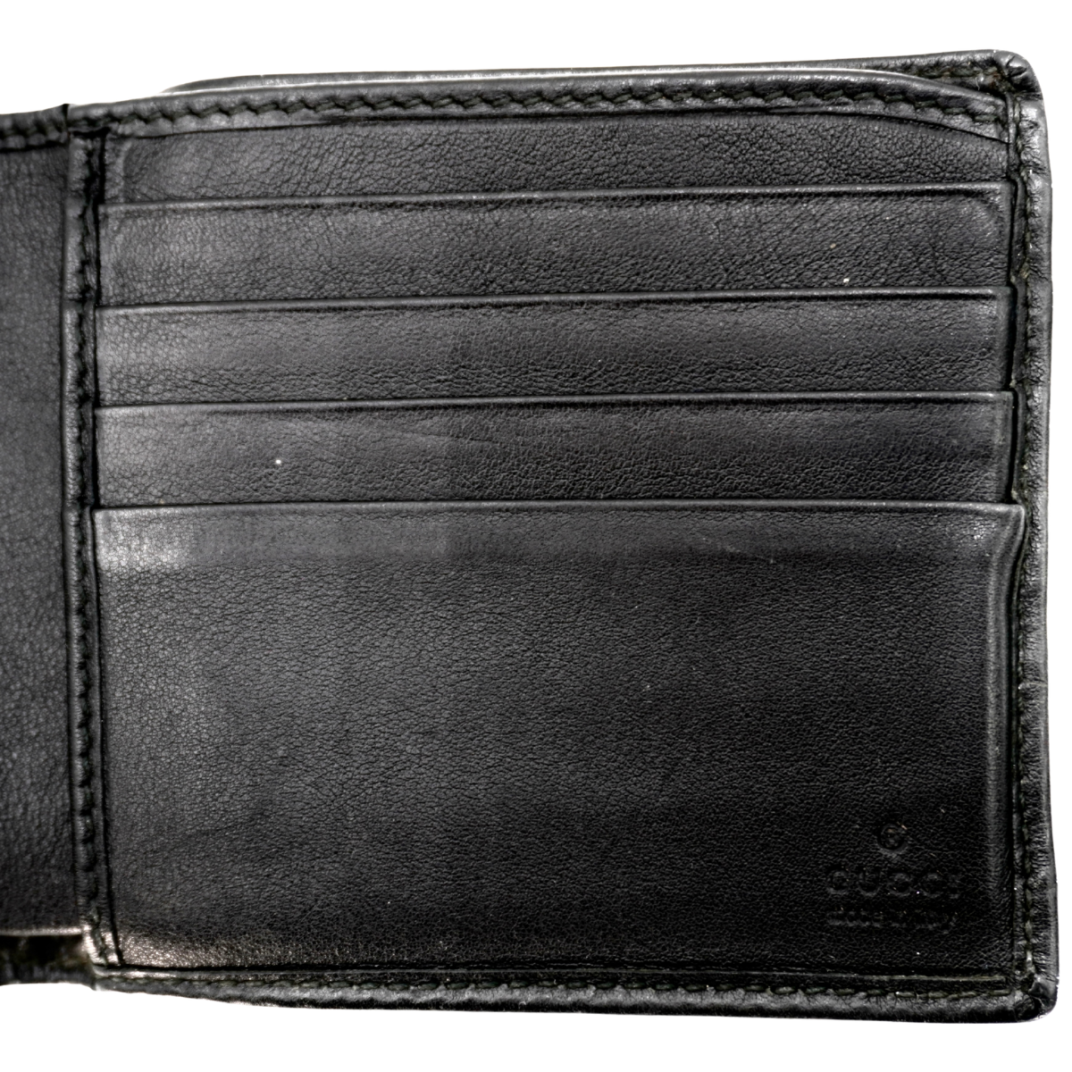Cartera Gucci Bifold Wallet Signature Web Black