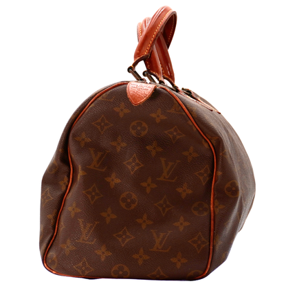 Bolsa Louis Vuitton Speedy Duffle 35 Brown Canvas Monogram