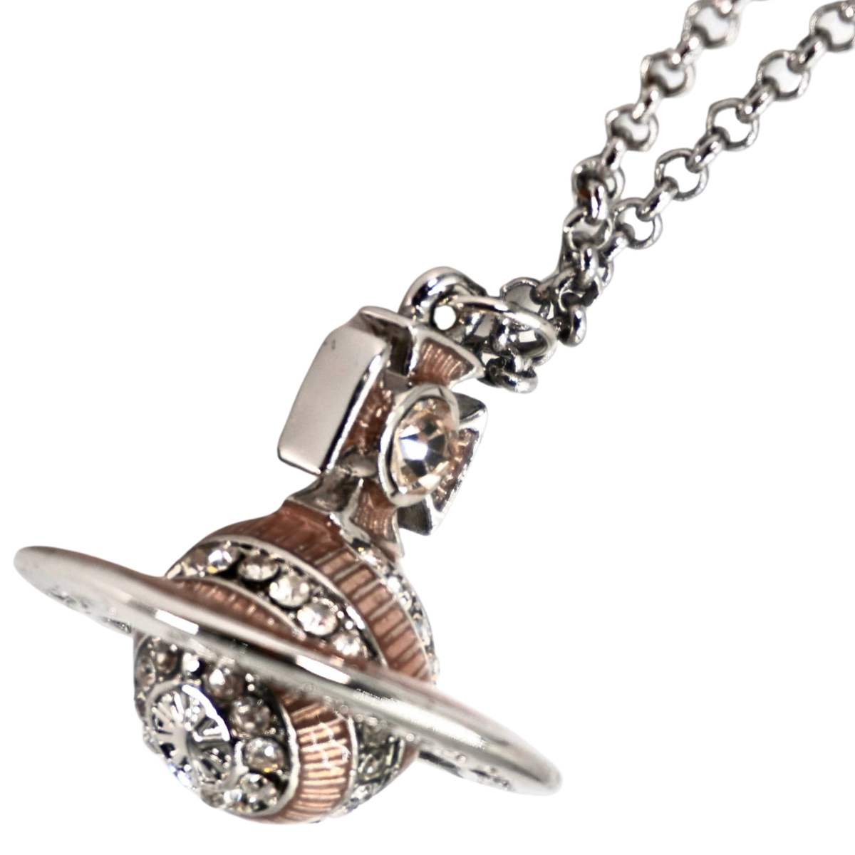 Collar Vivienne Westwood Saturn Plateado