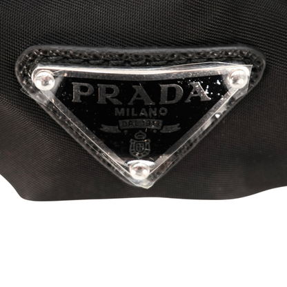 Scrunchie Prada Tessuto Negro