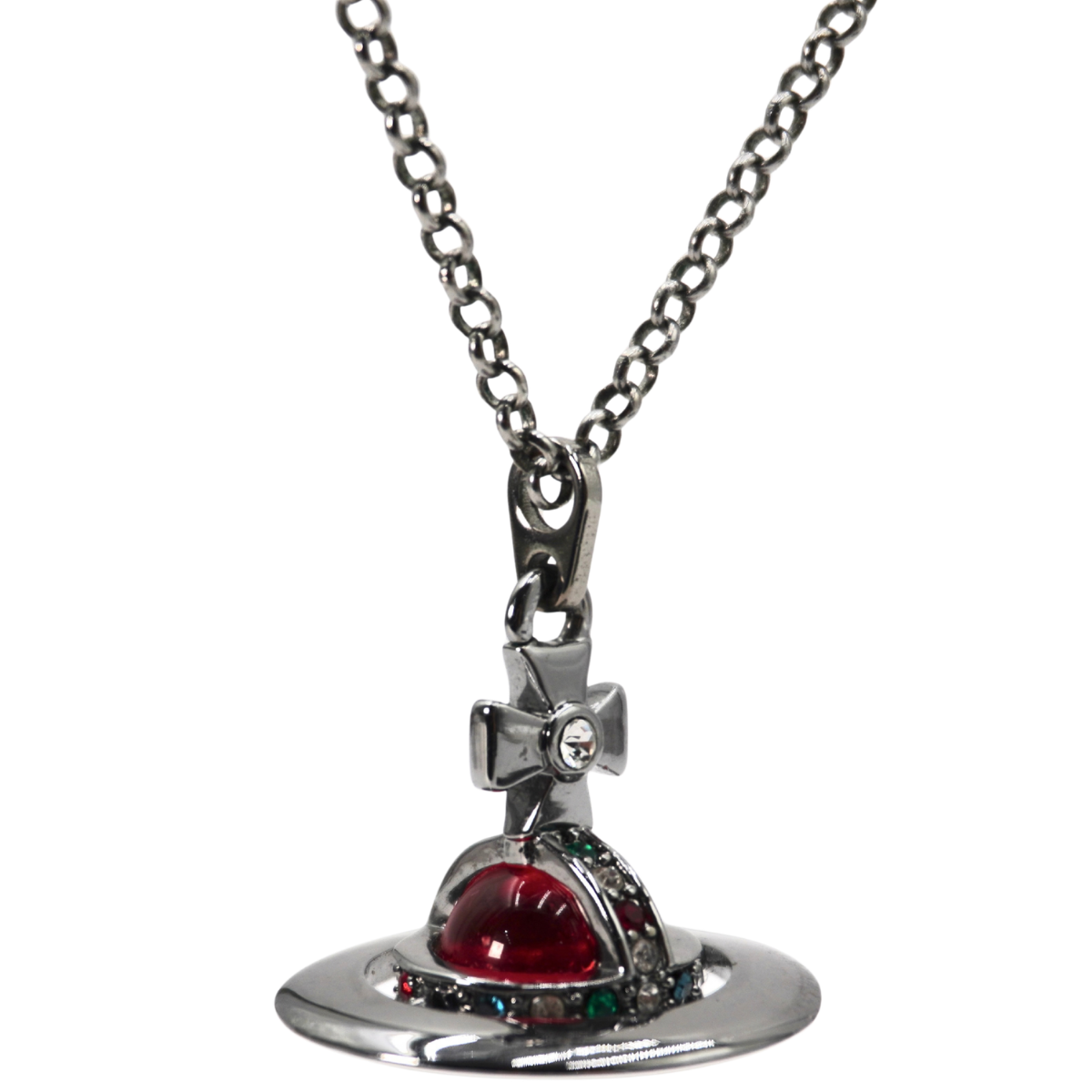 Collar Vivienne Westwood Orb Gunmetal