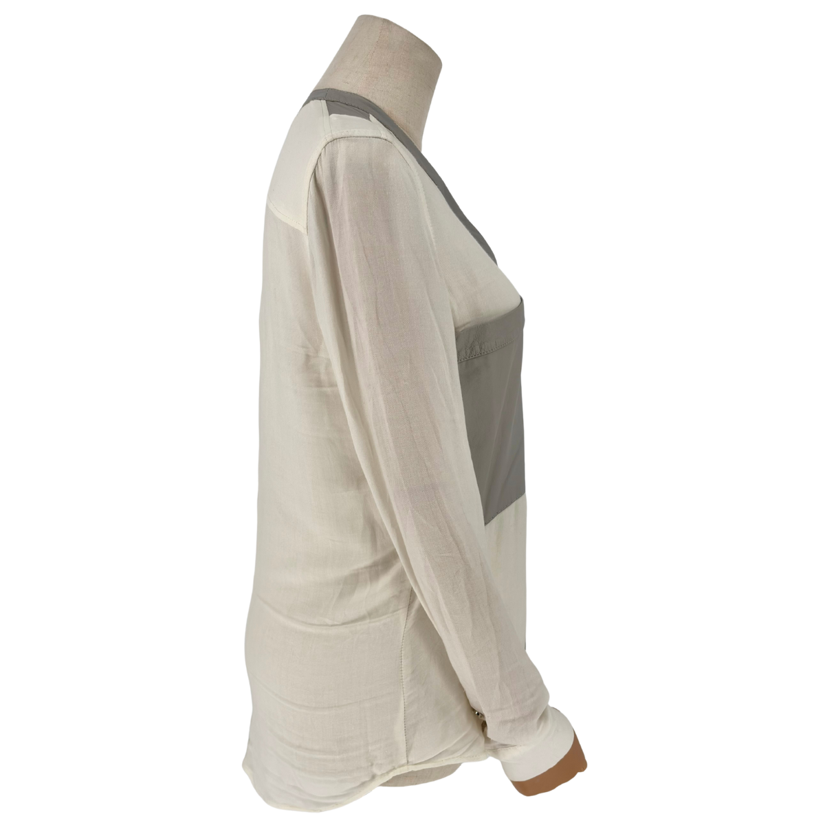 Camisa Helmut Lang Sheepskin Trimmed Shirt